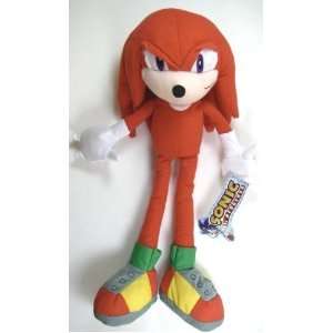   Sonic the Hedgehog Plush Series, Knuckles   15 Inches Toys & Games