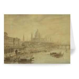  Somerset House, St. Pauls Cathedral and   Greeting Card 