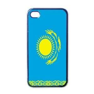 Kazakhstan Flag Black Iphone 4   Iphone 4s Case