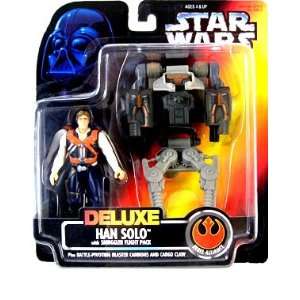   Wars Power of the Force Deluxe  Han Solo Action Figure Toys & Games