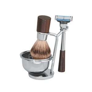  Luxury Shaving Set with Silvertip Badger Brush by ERBE 