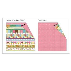  Summer Double Sided Paper 12X12 Border Strips/Sunshine 