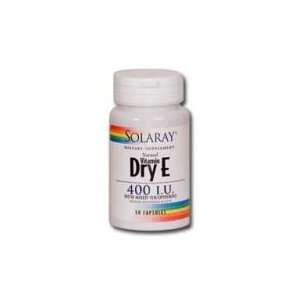  Solaray Dry Vitamin E (Natural) 400 IU 100 Caps Health 