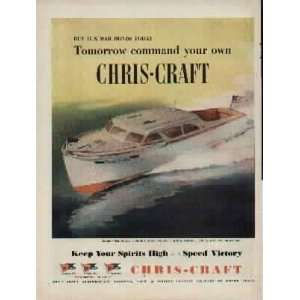  command your own CHRIS CRAFT Coming   New De Luxe Enclosed Chris 