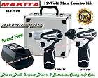 MAKITA   LCT203W 10.8 Volt Lith Ion Cordless Combo Kit  