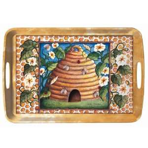   Sisson Editions Bee Hive Tray   17.5 x 11.75 Inches