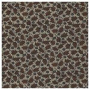  Brown Spikey Flowers Fabric Arts, Crafts & Sewing