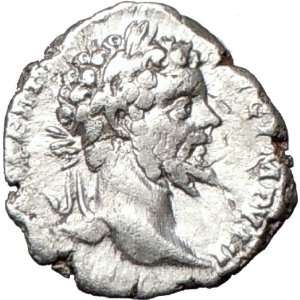 SEPTIMIUS SEVERUS 197AD Silver Rare Authentic Ancient Roman Coin HORSE 