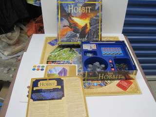   RINGS THE HOBBIT Board Game EUC Defeat of the evil dragon Smaug  