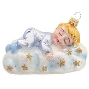  Personalized Boy on Cloud Christmas Ornament