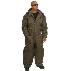  Overall Winter Snowsuit Water Resistant Olive Green. Size 