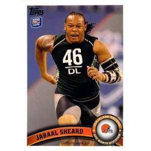  Jabaal Sheard Cleveland Browns 2011 Topps #367 Rookie 