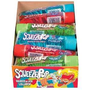 Hubba Bubba Squeeze Pop Assorted Sweet Lollipops, 18 pk  