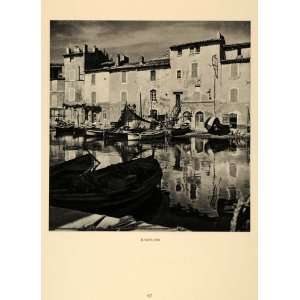  1943 Martigues Marseille Mediterranean Sea Boat Canal 