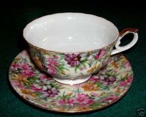 Princess E.W. Japan CHINTZ Cup and Saucer Vintage  