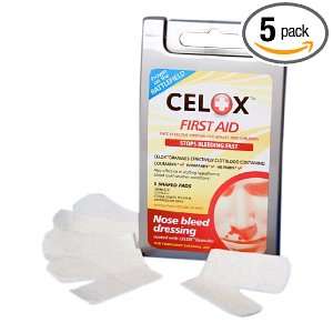  CELOX Nosebleed Dressing, 5 Pads