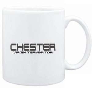  Mug White  Chester virgin terminator  Male Names Sports 
