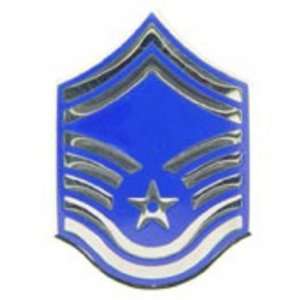  U.S. Air Force E8 Senior Master Sergeant Pin 1 9/16 Arts 