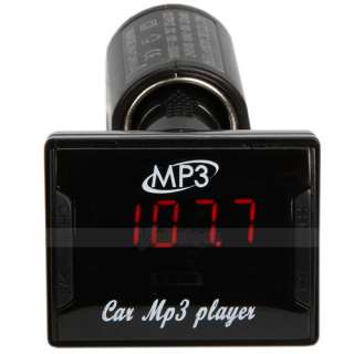 LCD Car  Player Wireless FM Transmitter SD/MMC Card Slot 