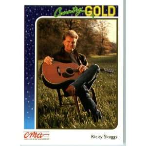   Card #41 Ricky Skaggs In a Protective Display Case