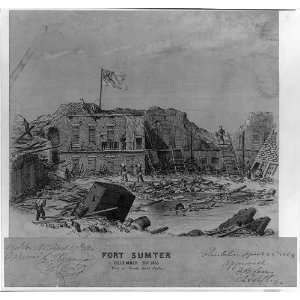  Fort Sumter,December 9th 1863,View of South East Angle 
