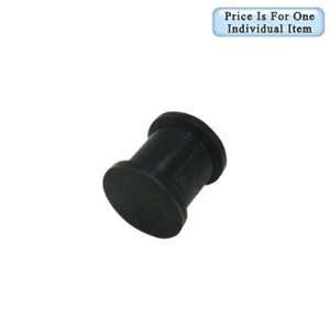  Small Gauge Black Flexible Silicone Ear Plug   00 Gauge Jewelry
