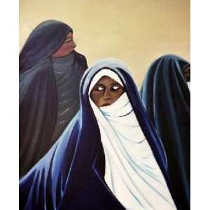  3 Bedouin Women by Erik Slutsky. Size 18.00 X 22.00 Art 
