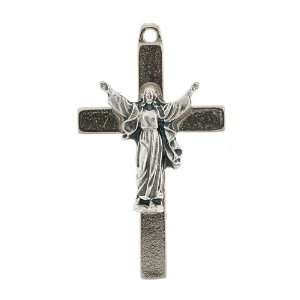  Small Crucifix   Pendant   1 and 1/2in. Height   IMPORTED 