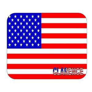  US Flag   Clarence, New York (NY) Mouse Pad Everything 