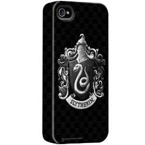   Black and White Slytherin Crest iPhone Case Cell Phones & Accessories