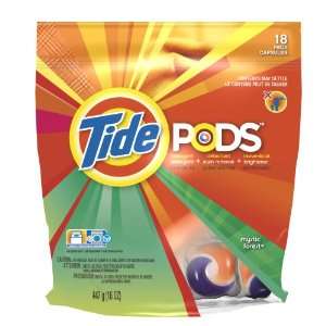  Tide Pods Detergent, Mystic Forest, 18 Count Health 