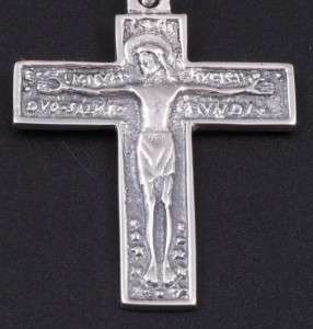 9g CRUCIFIX CROSS SAINT HOLY CHRISTIAN JESUS 925 STERLING SOLID SILVER 