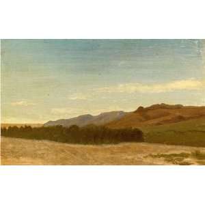 Made Oil Reproduction   Albert Bierstadt   24 x 14 inches   The Plains 