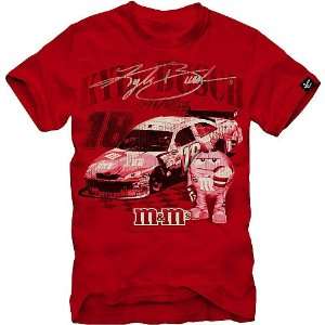 Chase Authentics Kyle Busch Vintage Car T Shirt  Sports 