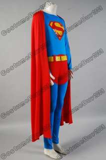 Superman Christopher Reeve Jumpsuit Cosplay Costume Custom  