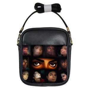    Many Faces of Michael Jackson Girl Sling Bag 