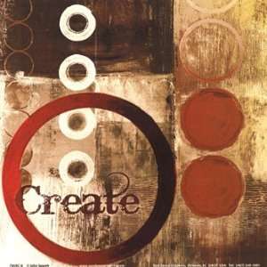  Create (Red) Poster by John Spaeth (6.00 x 6.00)