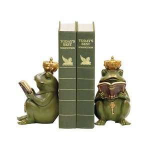  8188 Superior Frog Gatekeeper   Decorative Bookend, Painted Finish