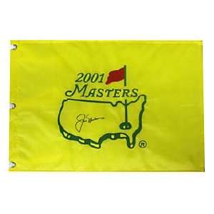 Jack Nicklaus Autographed/Signed 2001 Masters Golf Flag (James Spence)