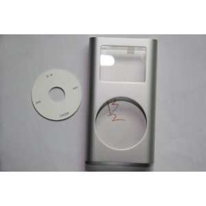 Housing Shell Case + Clickwheel Cover for Ipod Mini 2nd Gen 4gb Silver 