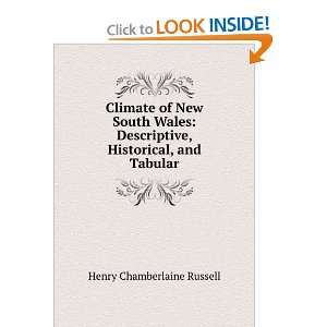  Climate of New South Wales Descriptive, Historical, and 