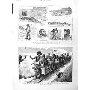  1884 EGYPT NATIVE SUAKIM RAILWAY SKY CROFTERS AGITATION 