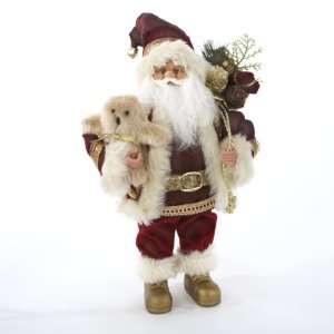  12 Santa Claus Classics Christmas Figure with Teddy Bear 