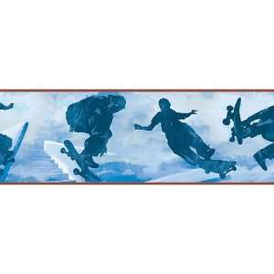 Skateboard Park Wallpaper Border