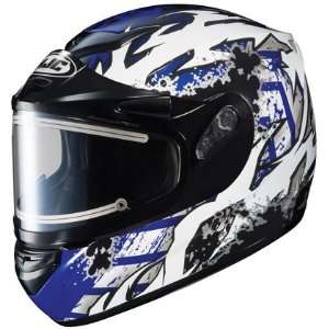 HJC CS R2 Skarr Snow Helmet With Electric Shield MC 2 Blue Extra Large 