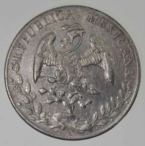 Mexico Silver 8 Reales 1891 Oa EN  
