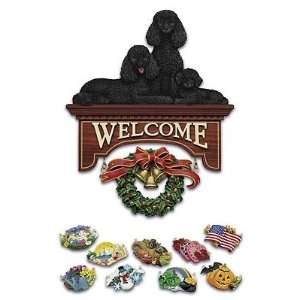  Poodle Welcome Sign Patio, Lawn & Garden