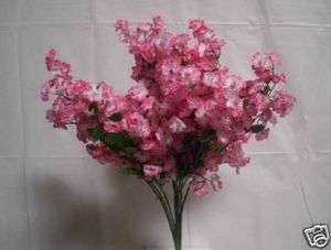 12 Double Ruffle Sprays Silk Flower Artificial 843252033095  