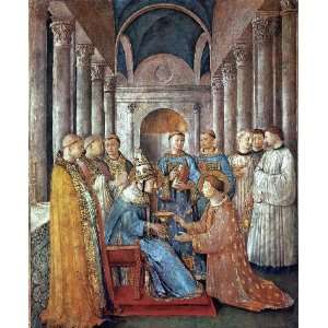   Inch, painting name St Sixtus Ordains St Lawrence, By Angelico Frà