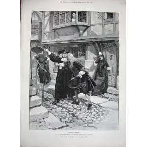   1888 Forestier Fine Art Boscorel Street Cobbles Woman